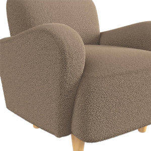 Mr. Kate Primrose Upholstered Accent Chair - Brown - 1-Seater