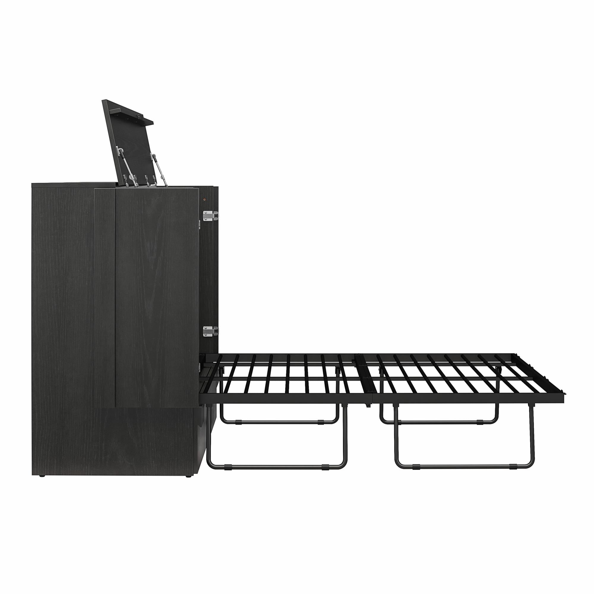 Signature Sleep Paramount Tri-Fold Cabinet Bed - Black Oak - Queen