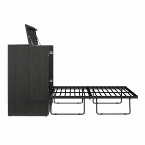 Signature Sleep Paramount Tri-Fold Cabinet Bed - Black Oak - Queen