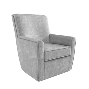 DHP Binx Swivel Accent Chair - Gray - 1-Seater