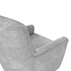 DHP Binx Swivel Accent Chair - Gray - 1-Seater