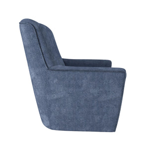 DHP Binx Swivel Accent Chair - Navy - 1-Seater