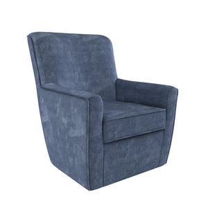 DHP Binx Swivel Accent Chair - Navy - 1-Seater