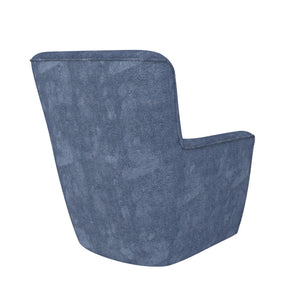 DHP Binx Swivel Accent Chair - Navy - 1-Seater