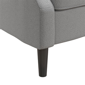 DHP Lannon Accent Chair - Light Gray - 1-Seater
