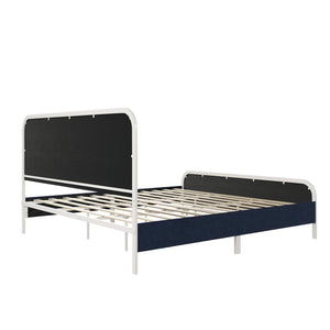 Novogratz Tallulah Upholstered Bed - Navy - King