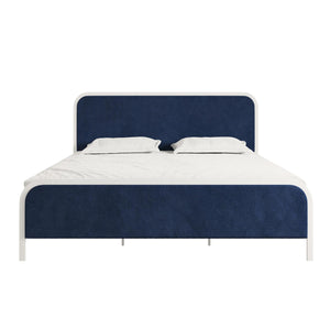 Novogratz Tallulah Upholstered Bed - Navy - King