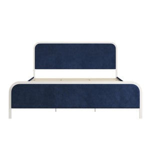 Novogratz Tallulah Upholstered Bed - Navy - King