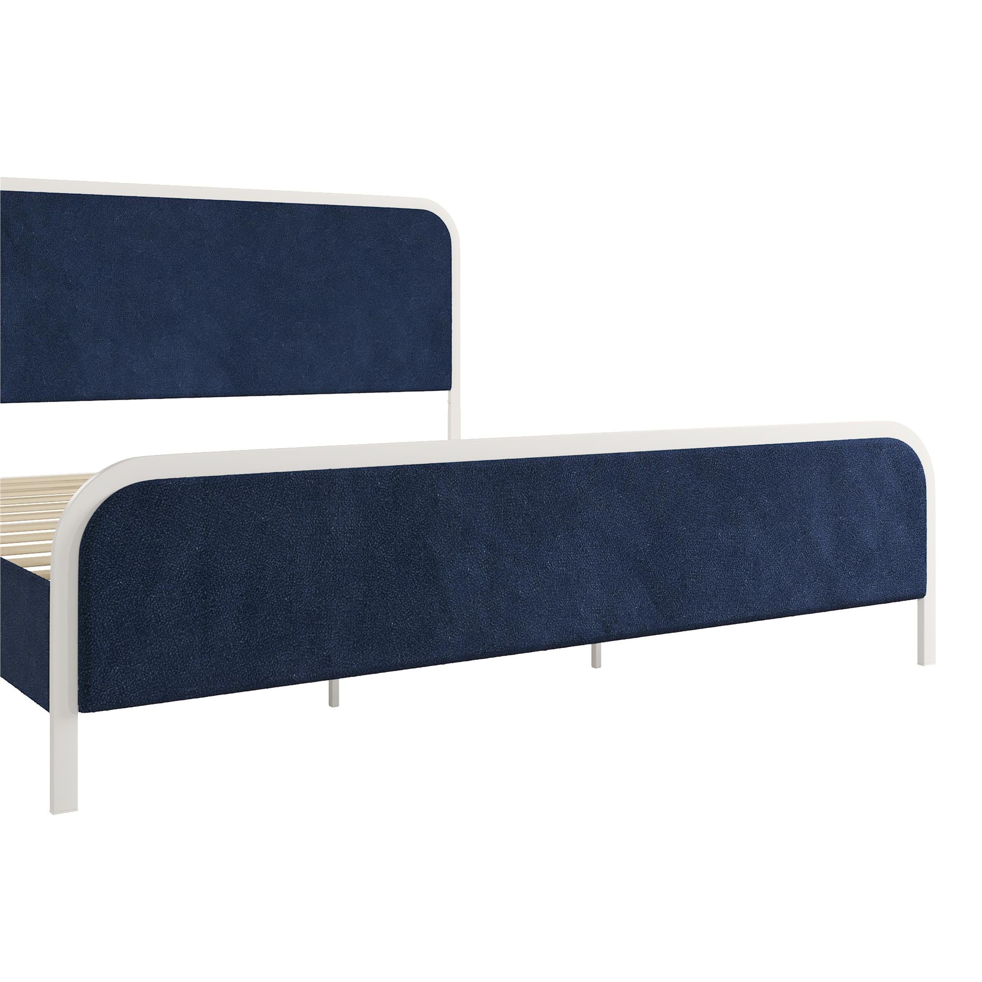 Novogratz Tallulah Upholstered Bed - Navy - King
