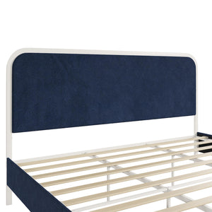 Novogratz Tallulah Upholstered Bed - Navy - King