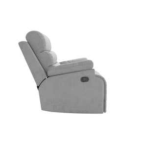 DHP McAllen Pushback Recliner - Light Gray - 1-Seater