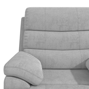 DHP McAllen Pushback Recliner - Light Gray - 1-Seater