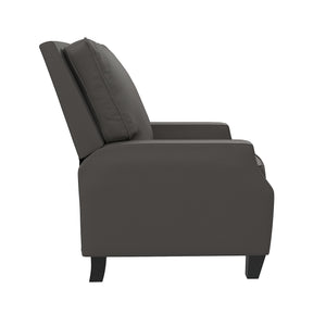 DHP Randen Pushback Recliner - Charcoal - 1-Seater