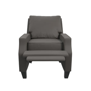 DHP Randen Pushback Recliner - Charcoal - 1-Seater