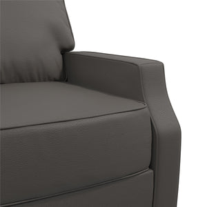 DHP Randen Pushback Recliner - Charcoal - 1-Seater