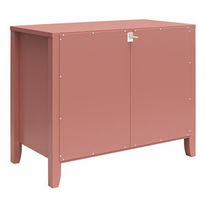 Novogratz Her Majesty 2-Drawer Nightstand, Dusty Rose - Dusty Rose