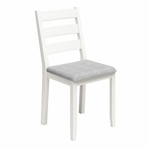 DHP Reila 5-Piece Wood Dining Set - White