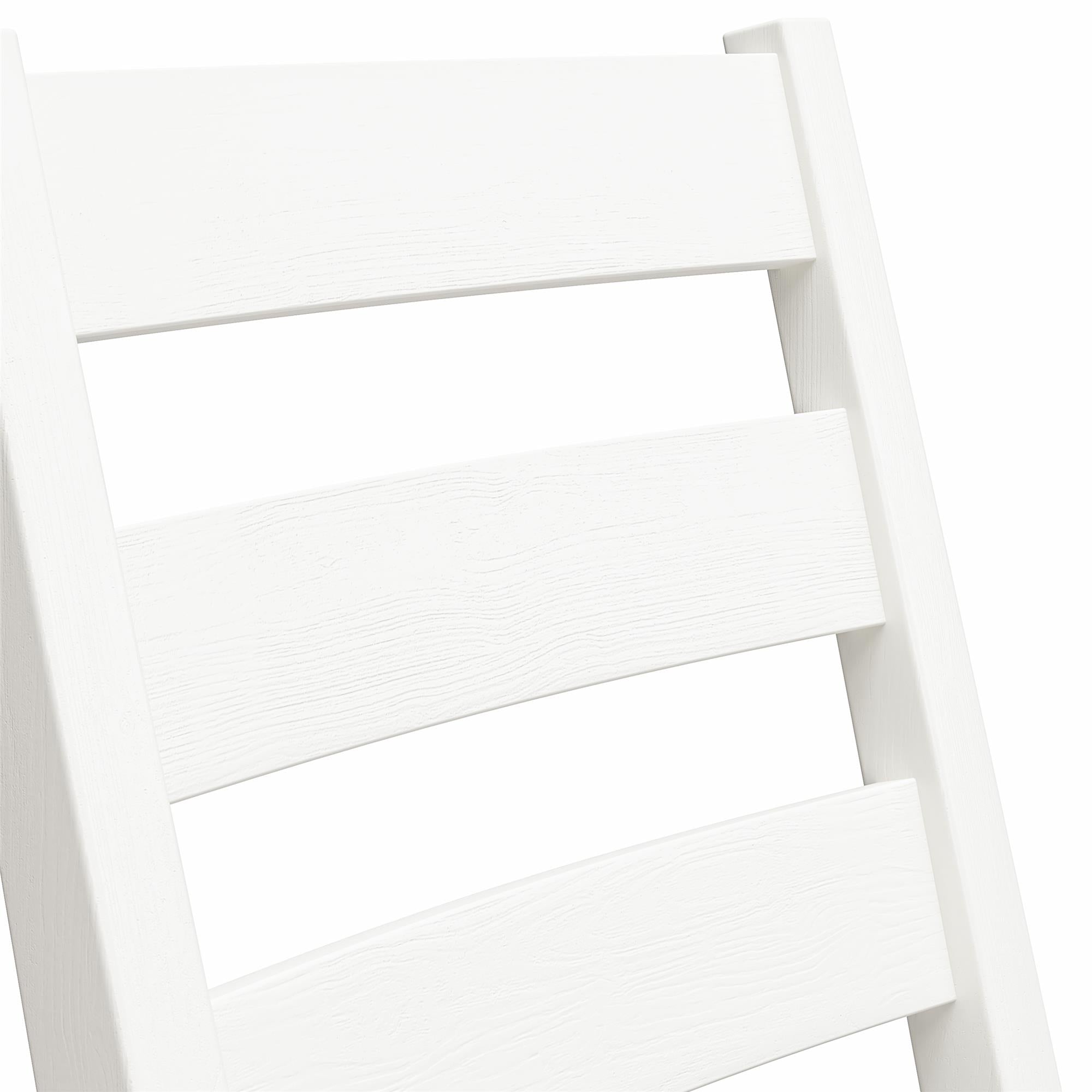 DHP Reila 5-Piece Wood Dining Set - White