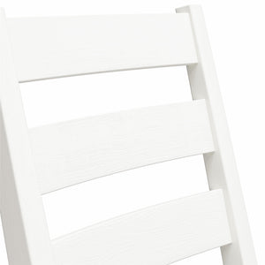 DHP Reila 5-Piece Wood Dining Set - White