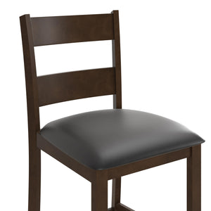 DHP Jerrie 5-Piece Counter Height Dining Set - Espresso