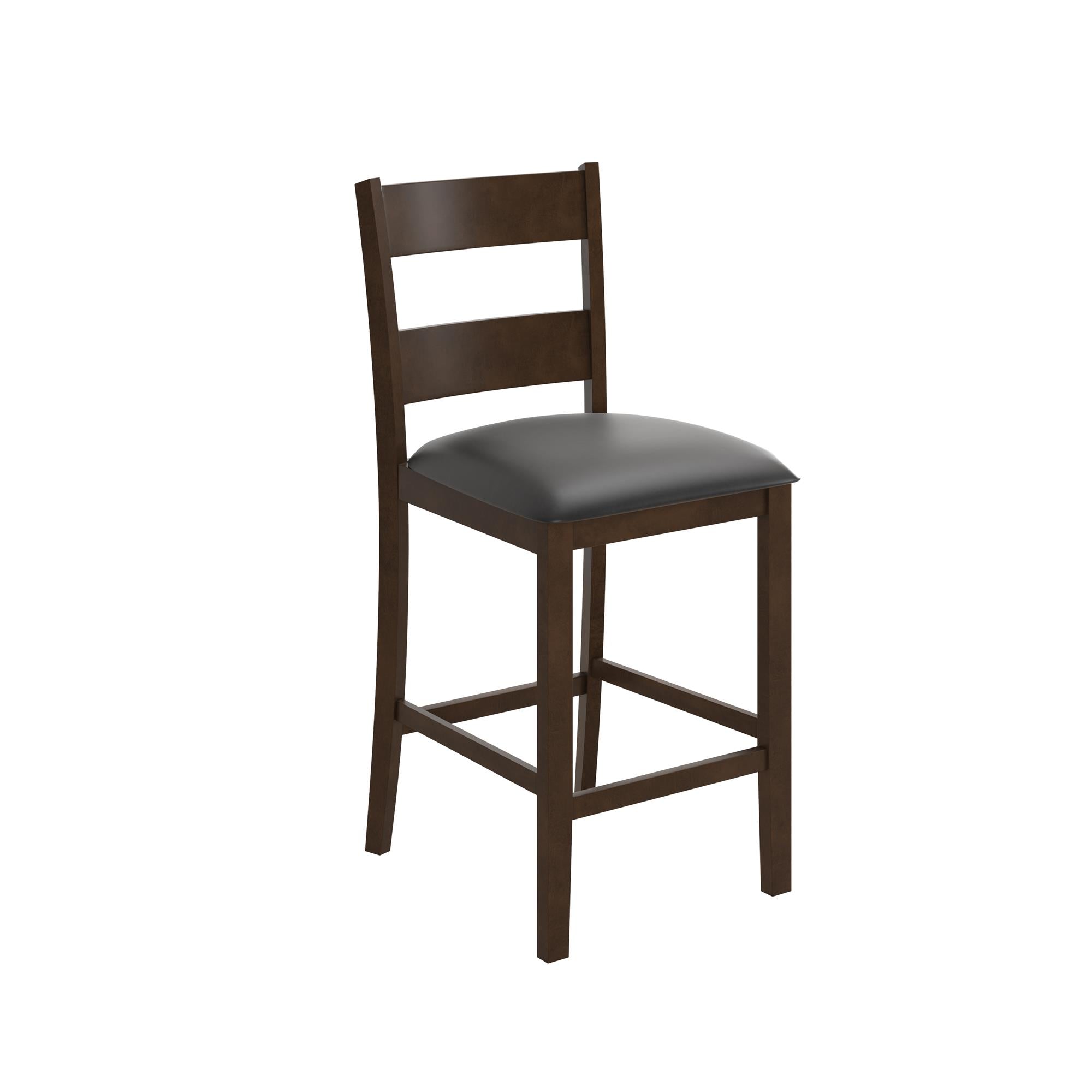DHP Jerrie 5-Piece Counter Height Dining Set - Espresso