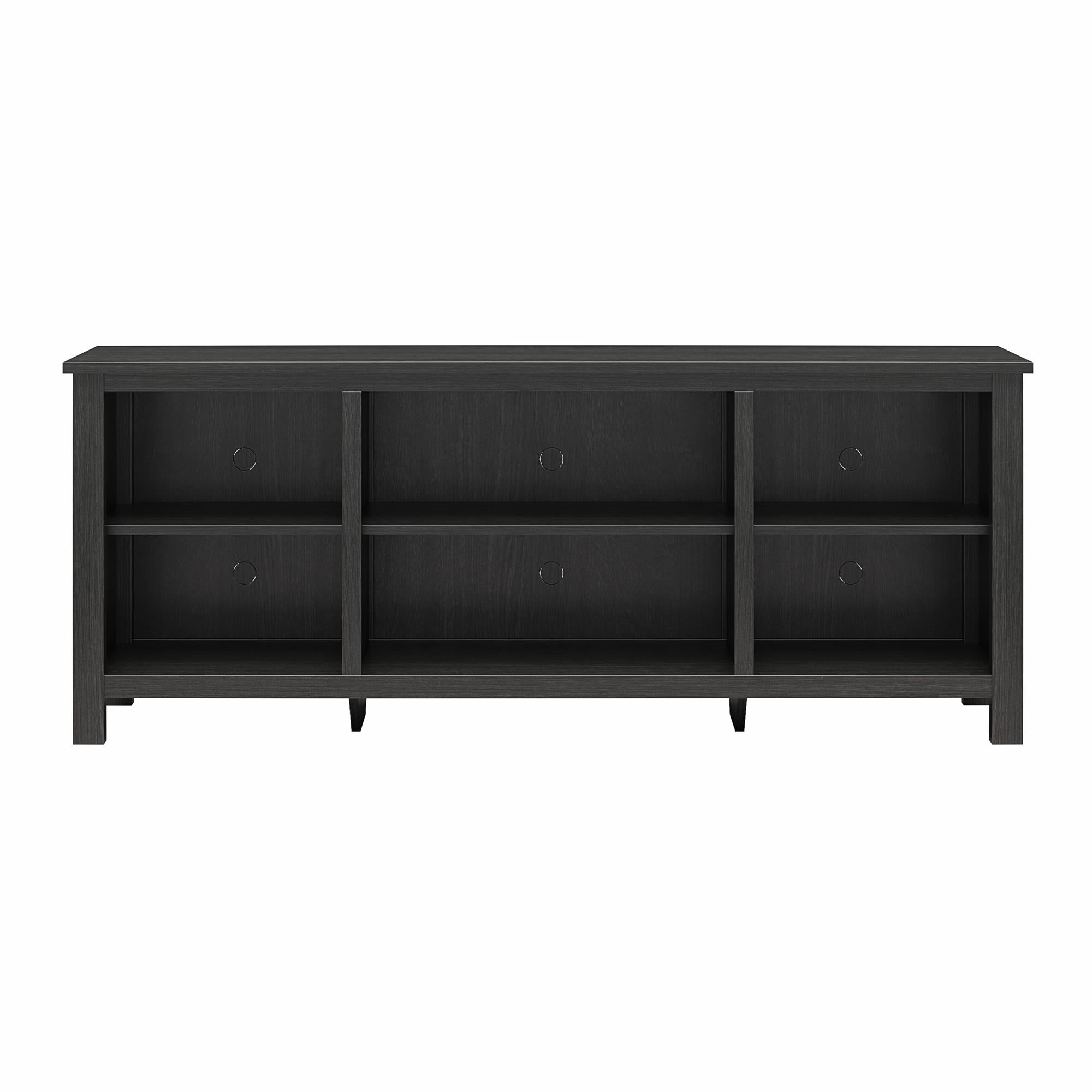Ameriwood Home Farmington Easy Assembly 60" TV Stand - Black Oak