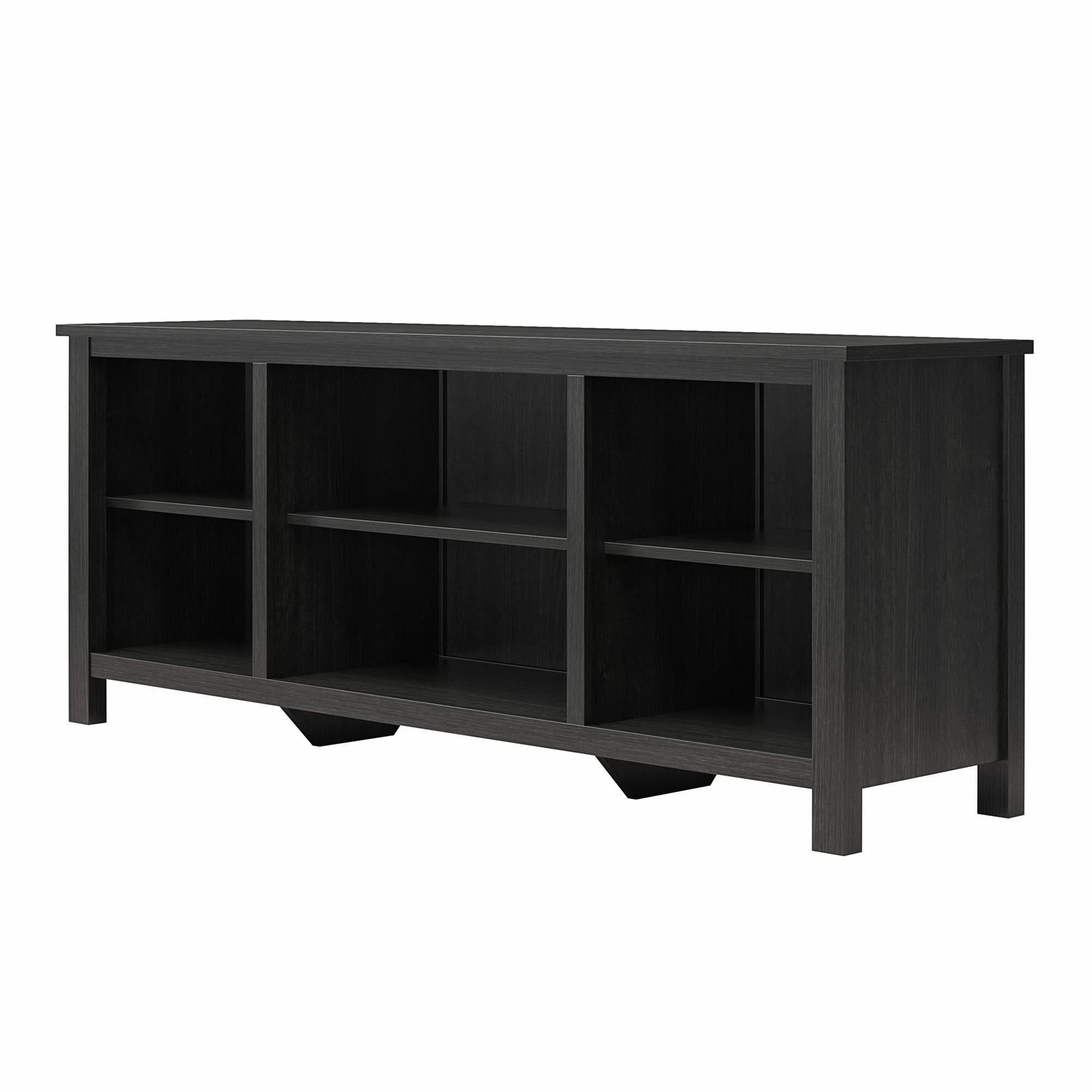 Ameriwood Home Farmington Easy Assembly 60" TV Stand - Black Oak