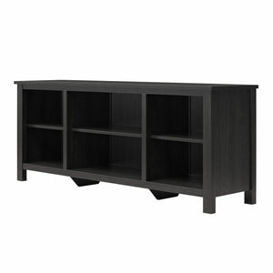 Ameriwood Home Farmington Easy Assembly 60" TV Stand - Black Oak