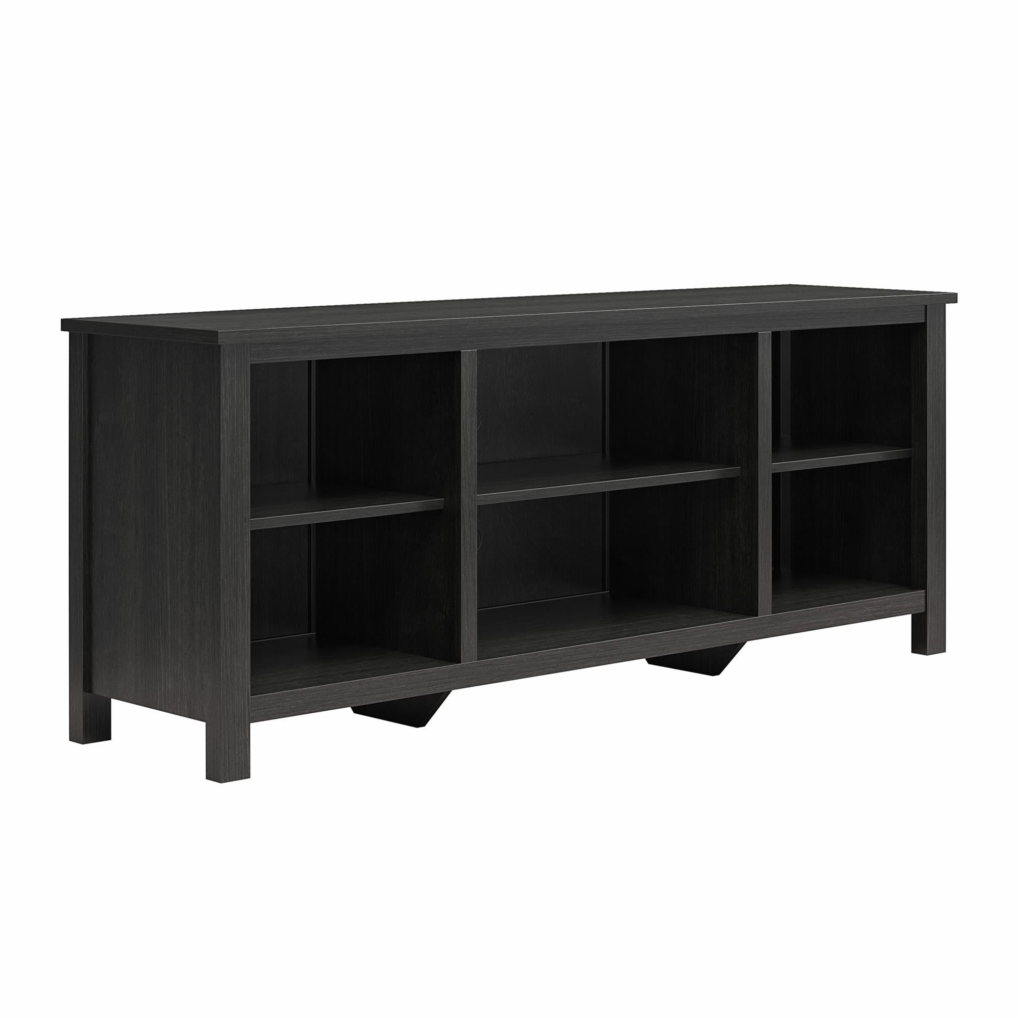 Ameriwood Home Farmington Easy Assembly 60" TV Stand - Black Oak