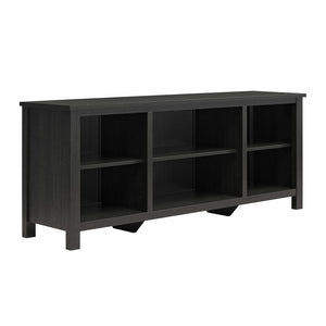 Ameriwood Home Farmington Easy Assembly 60" TV Stand - Black Oak