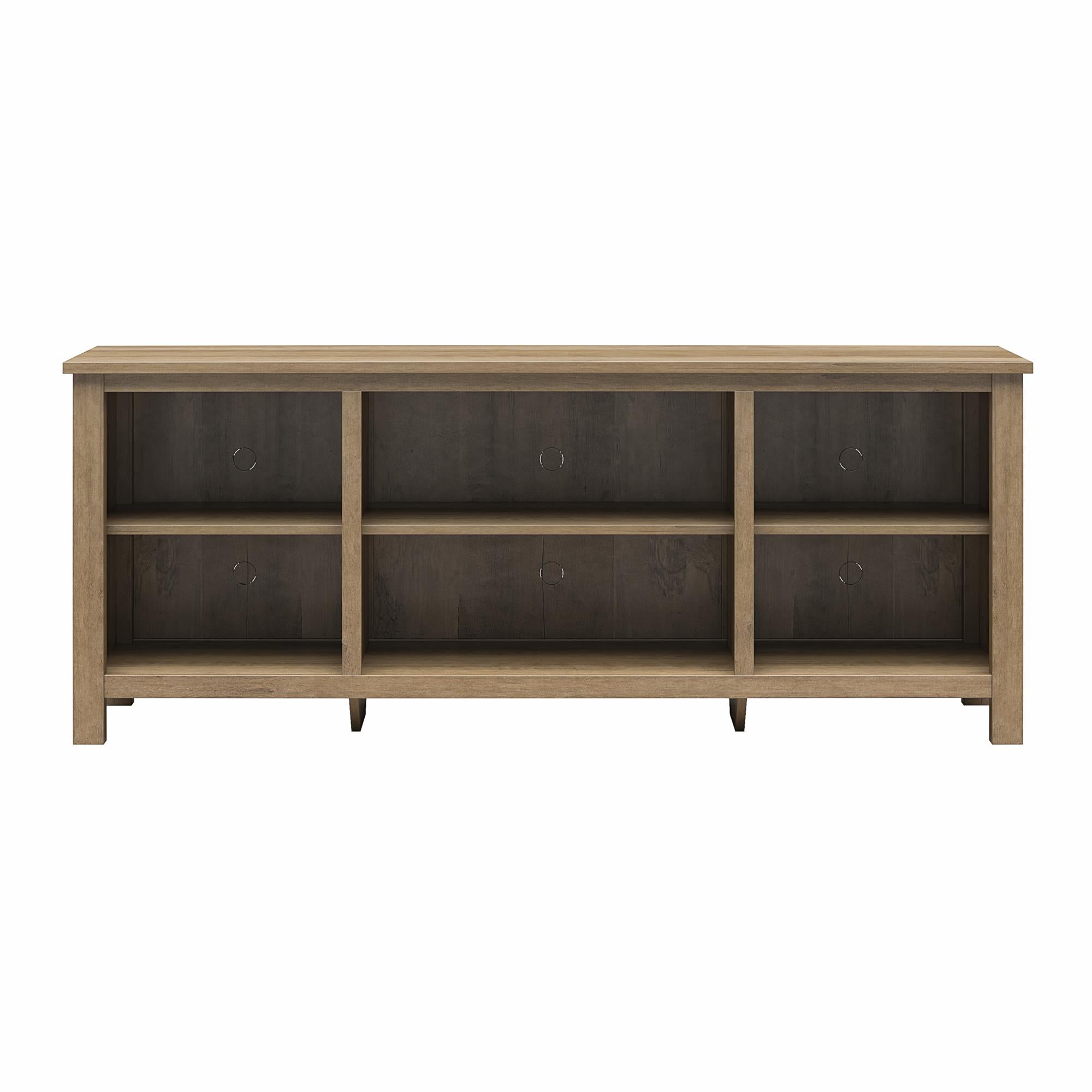 Ameriwood Home Farmington Easy Assembly 60" TV Stand - Rustic Oak
