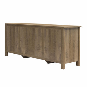 Ameriwood Home Farmington Easy Assembly 60" TV Stand - Rustic Oak