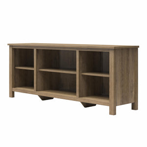 Ameriwood Home Farmington Easy Assembly 60" TV Stand - Rustic Oak