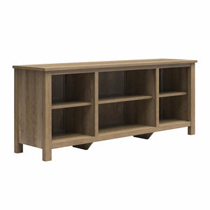 Ameriwood Home Farmington Easy Assembly 60" TV Stand - Rustic Oak