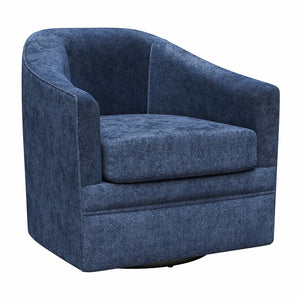 DHP Remily Swivel Accent Chair - Navy - 1-Seater