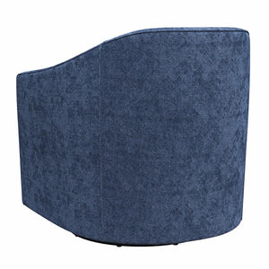 DHP Remily Swivel Accent Chair - Navy - 1-Seater