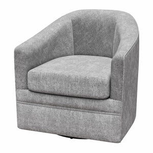 DHP Remily Swivel Accent Chair - Gray - 1-Seater