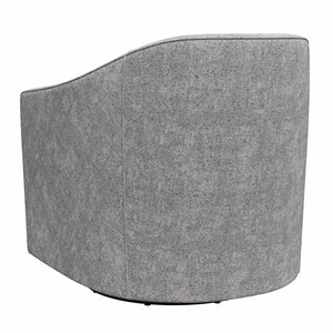 DHP Remily Swivel Accent Chair - Gray - 1-Seater