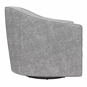 DHP Remily Swivel Accent Chair - Gray - 1-Seater