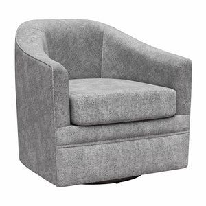 DHP Remily Swivel Accent Chair - Gray - 1-Seater
