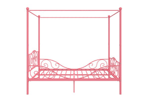 DHP Canopy Metal Bed - Pink - Full