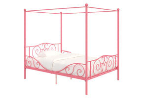 DHP Canopy Metal Bed - Pink - Full