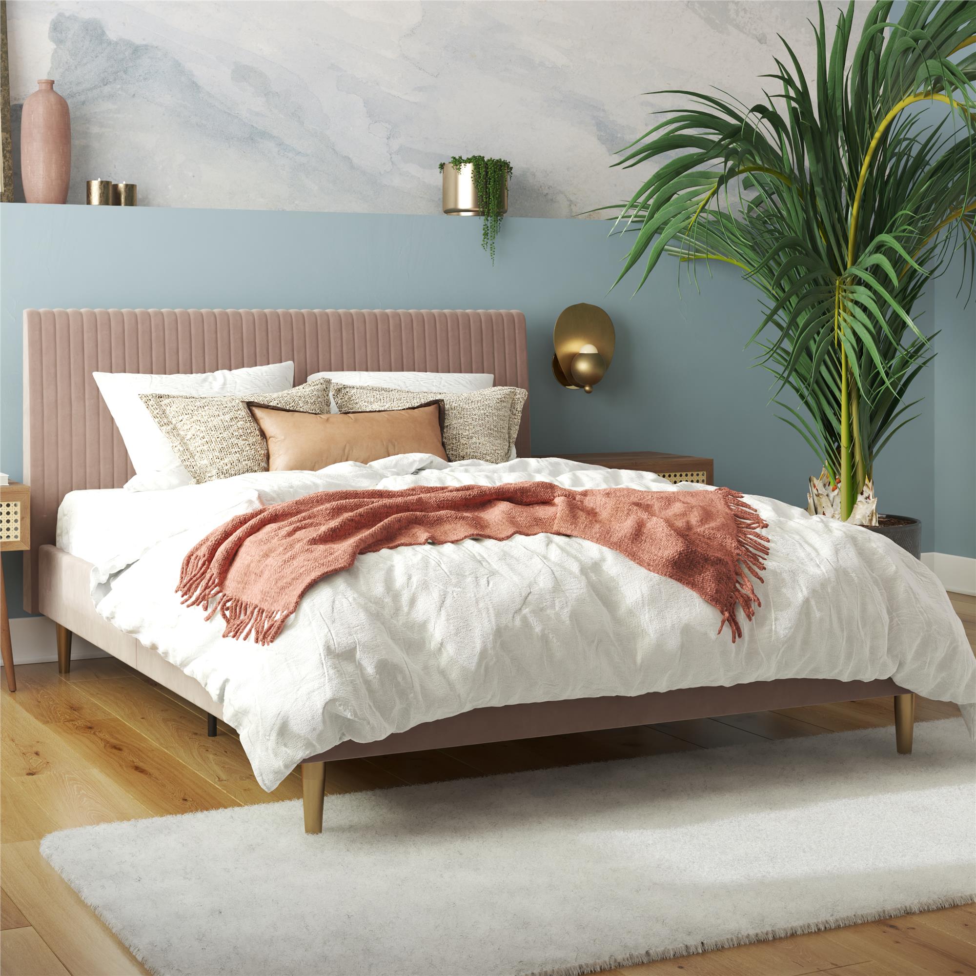 Mr. Kate Daphne Upholstered Bed - Blush - Full