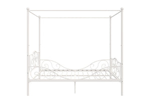 DHP Canopy Metal Bed - Off White - Full
