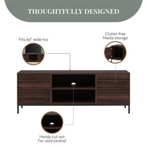 Ren Home Jarrel TV Board - Walnut