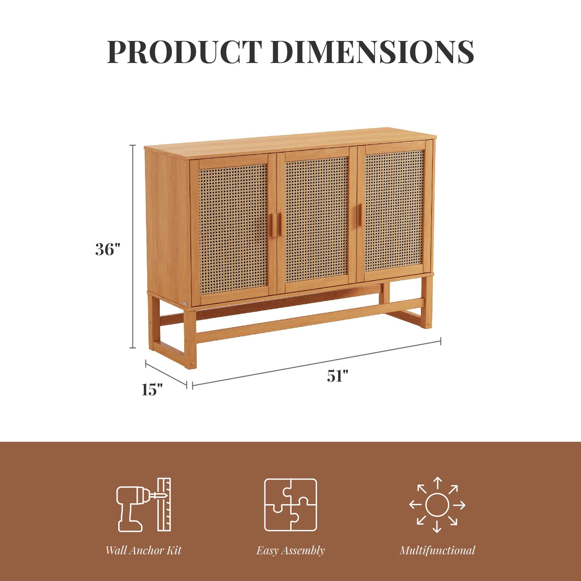 Ren Home Talo Sideboard - Natural