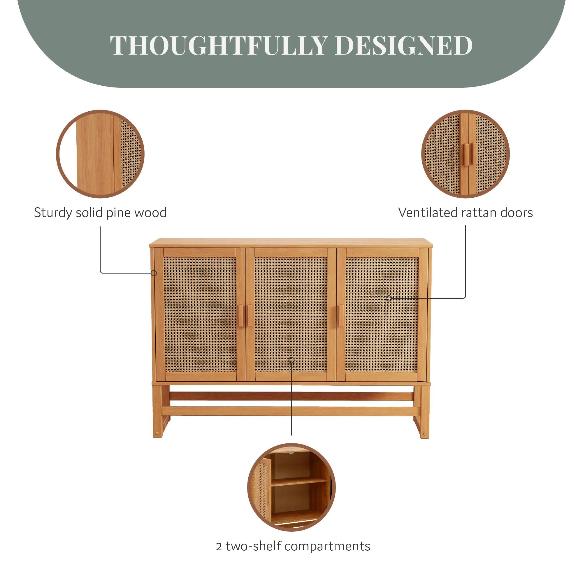 Ren Home Talo Sideboard - Natural