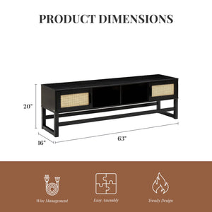 Ren Home Talo Media Console TV Stand - Espresso