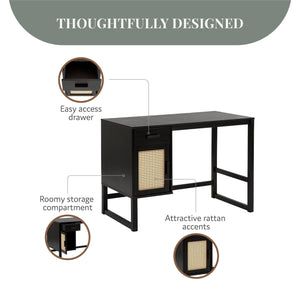 Ren Home Talo Desk - Espresso