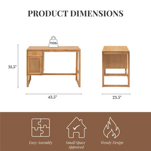 Ren Home Talo Desk - Natural